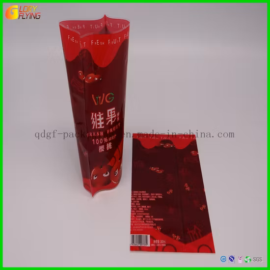 Plastic PVC Shrink Labels Packaging Sleeve for Beverage Cans, Drinking Water and Other Food Packaging Shrinkage Sleeve PETG/POF Shrink Film on Rolls for Bottles
