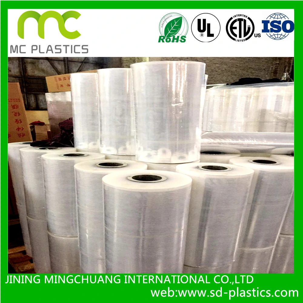 Low Price Stretch Film Transparent Plastic Roll PVDC Wrap PVC Heat Shrink Wrap Bags