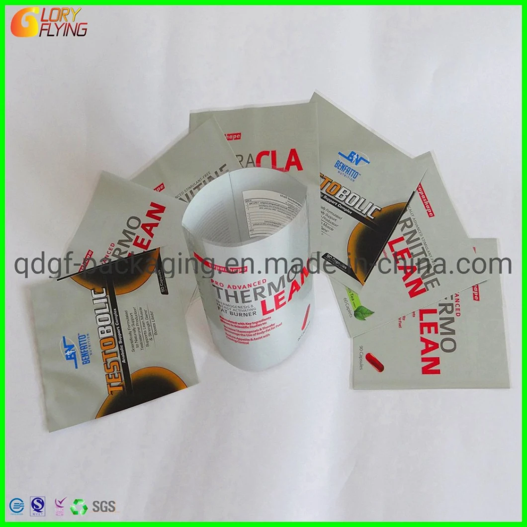 PVC Label Stickers Packaging Bag for Bottle Packing/Shrink Sleeve Label