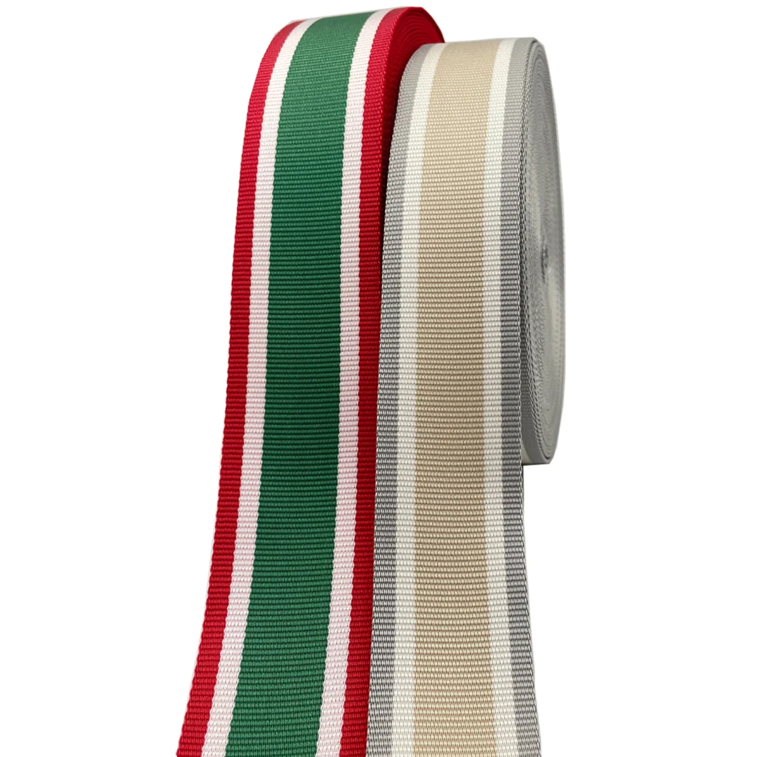 Flat Wholesale Multicolor-Woven Ribbon for Garments/Home Textile/Bags/Pet Collar Leash Accessories