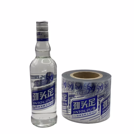 Custom Logo Print Beverage PVC/Pet Labels Beverage Heat Shrink Sleeve Label Water Bottle Label