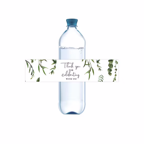 Heat Shrink Sleeve Transparent Label for Water Bottle Waterproof