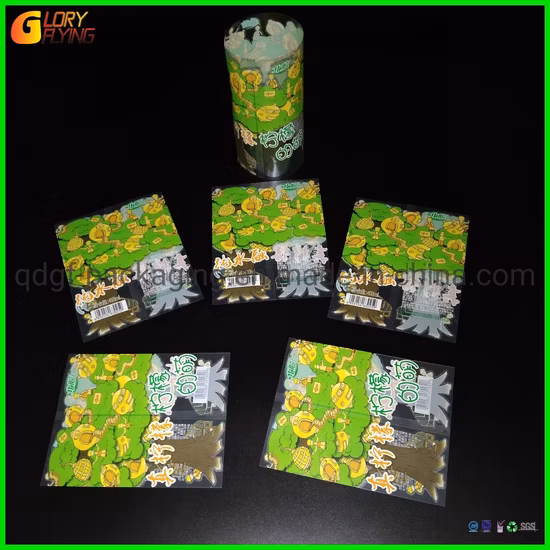 PVC/Pet/POF/PE White Adhesive Thermal Packing/Packaging/Package Food/Water Bottle Plastic Shrink Label Price for Plastic Cup/Cosmetic Bottles/ Shrinkage Sleeve