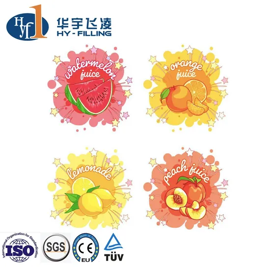 Adhesive Sticker Customized Shrink Sleeve Label Labels for Bottled Beverage